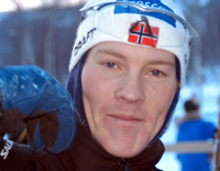 Jens Arne Svartedal under NM i Bardufoss