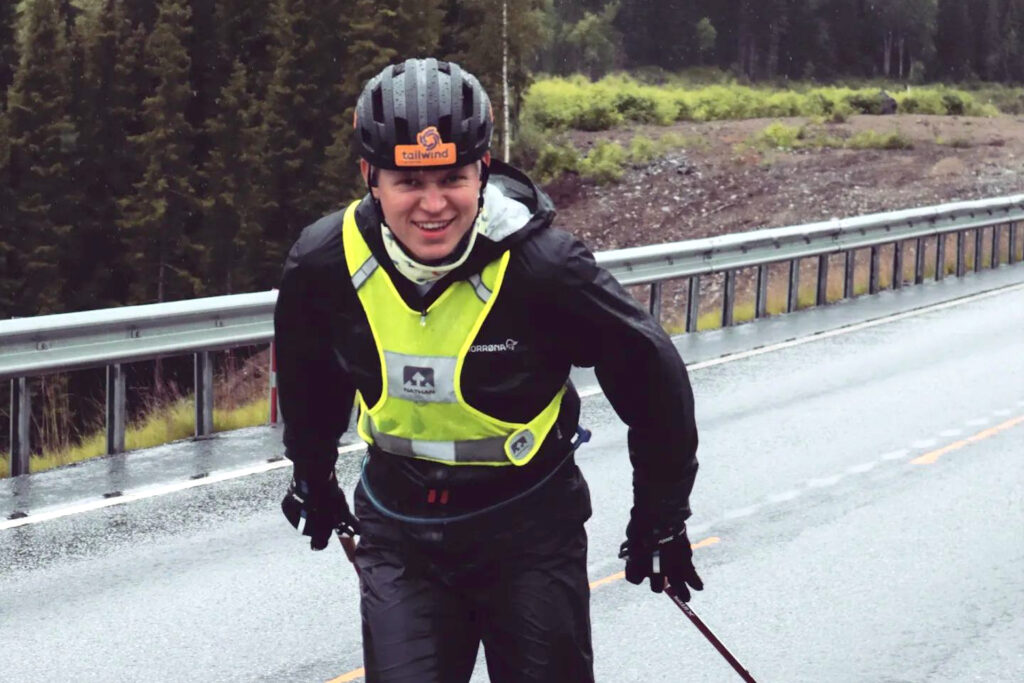 Kevin Ramsfjell Norge på langs på rulleski 2022