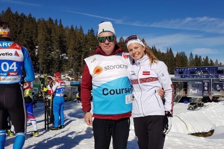 Latvias beste skiløper mistet fullvaksinert far til Covid-19