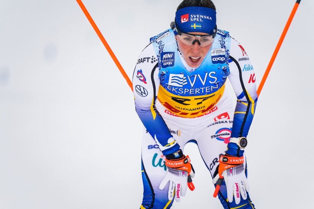 Det var etter 10-kilometeren på, Lillehammer at Charlotte Kalla bestemte seg for å gå Tour de Ski.