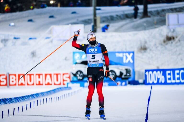 Vetle Sjåstad Christiansen vant jaktstarten i Østersund