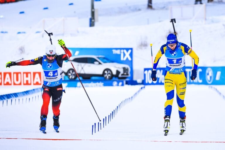 Norge utenfor pallen etter spurttap mot Sverige