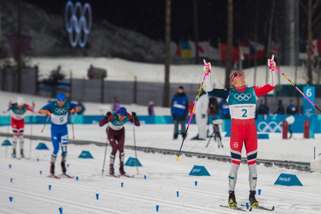 Johannes Hoesflot Klæbo OL gull 2018