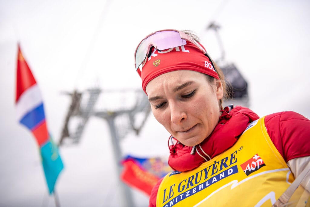 Natalia Nepryaeva ble slått av Anastasia Kuleshova i Ugra Ski Marathon.