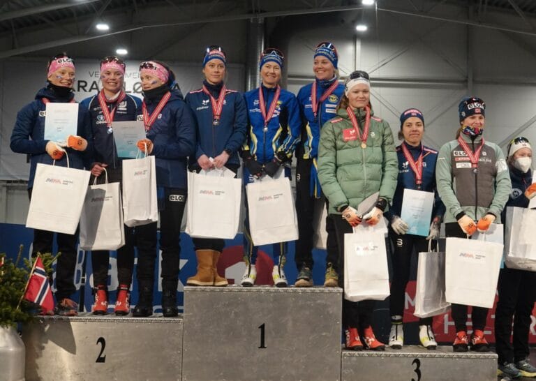 Medaljeoversikt etter NM del 1