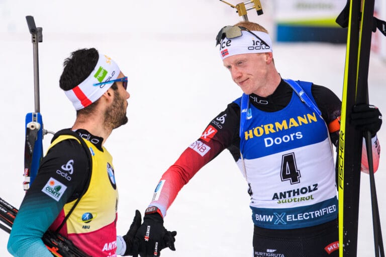 Martin Fourcade Johannes Thingnes Bø WC Antholz 2020