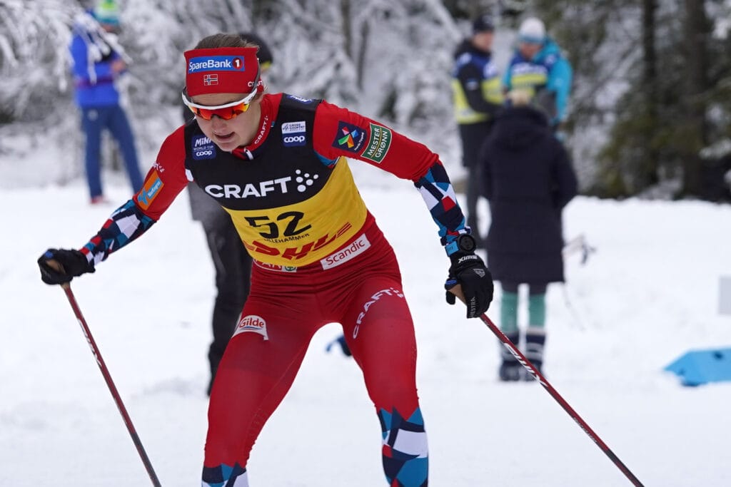 Ingvild Flugstad Østberg gikk inn til 10. plass på 10km fristil under verdenscupen på Lillehammer.