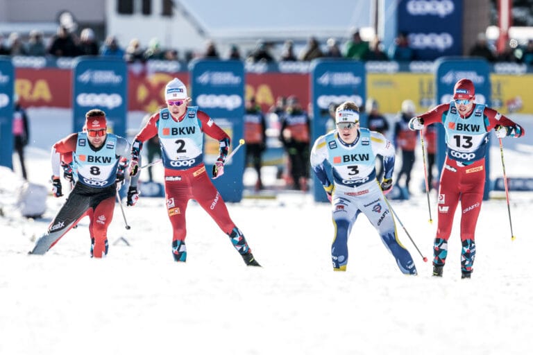 Klæbo slått i sprintfinalen i Davos