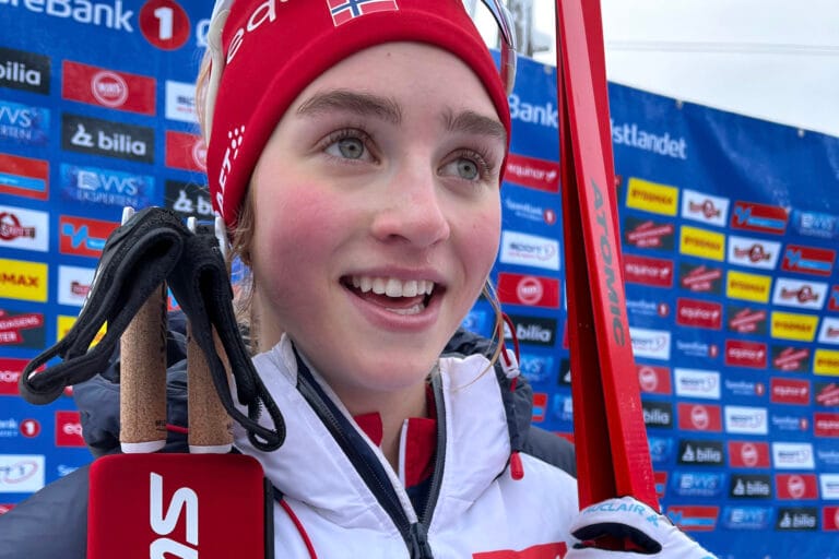 Juniorkometen Milla Grosberghaugen Andreassen (17) tok seg rett til finalen på NM-sprinten.