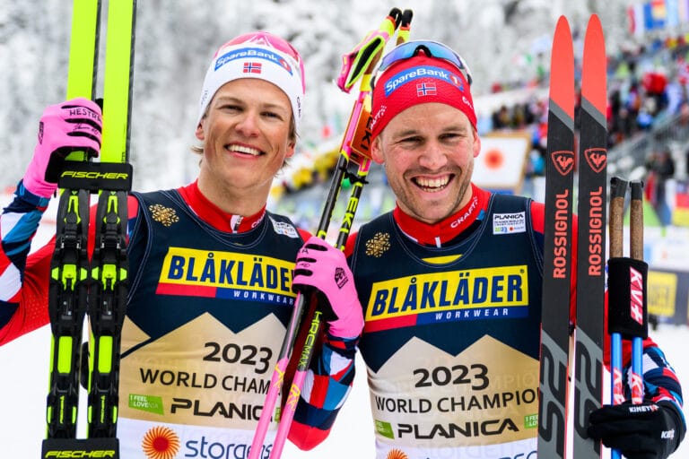 Favorittene innfridde: Norsk gull på teamsprinten i VM