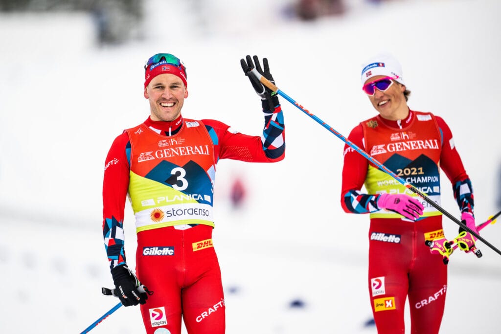 Pål Golberg og Johannes Høsflot Klæbo skal begge gå fredagens stafett i VM i Planica.