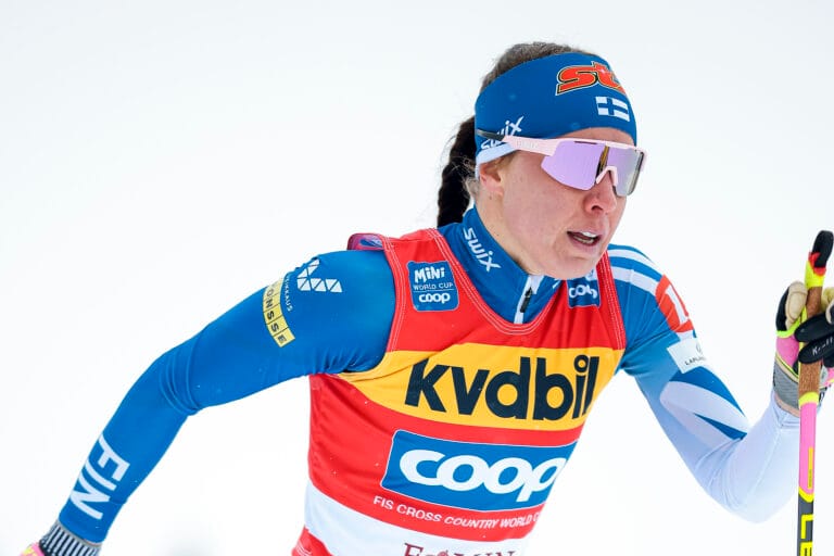 Kerttu Niskanen vinner verdenscupen i Falun
