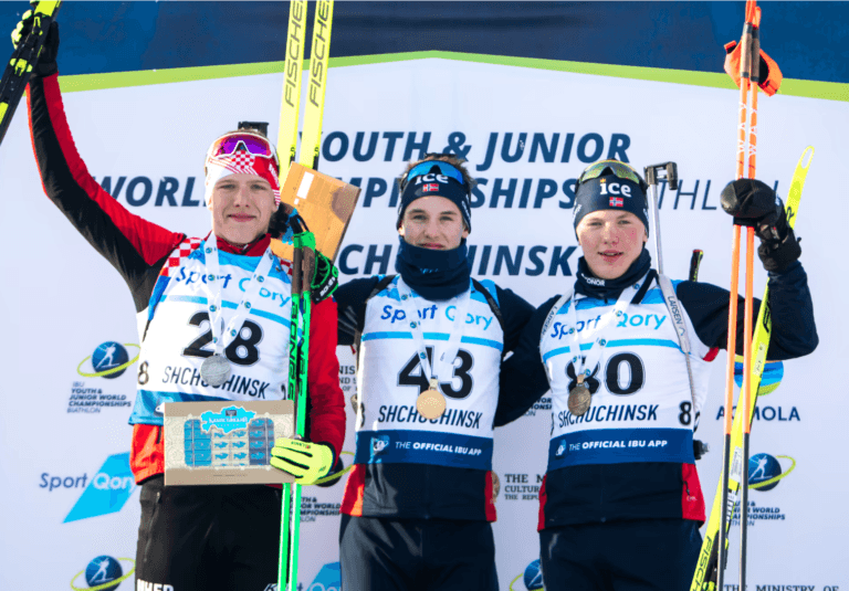 Kasper Ågheim Kalkenberg tok Norges første individuelle gull i junior-VM