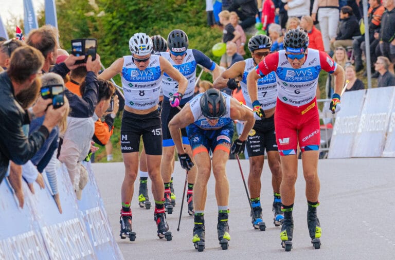 Alvar Myhlback 8 - Pål Trøan Aune - Even Northug - Sprint final Aure Toppidrettsveka 2023