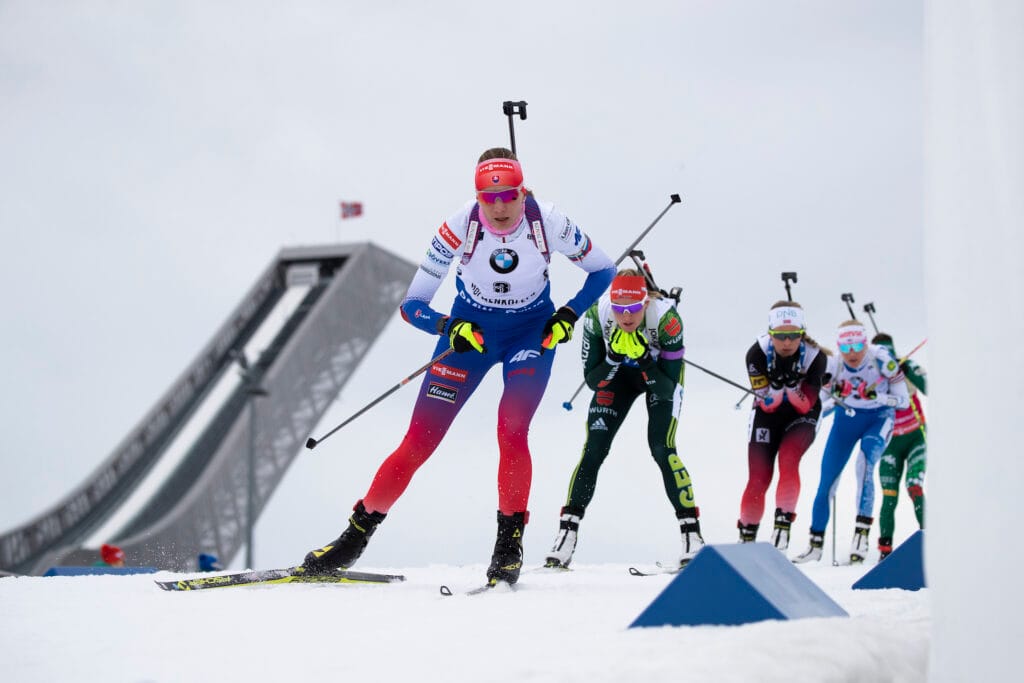 Anastasiya Kuzmina (SVK) - IBU world cup biathlon, mass women, Oslo (NOR).