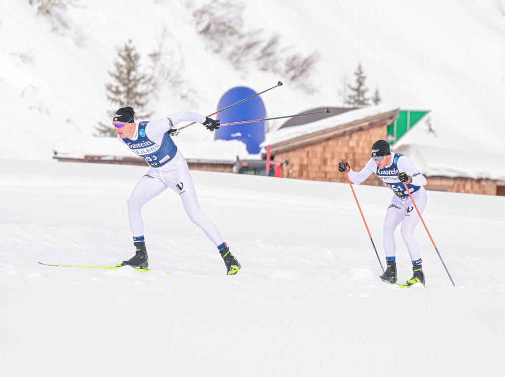 Pål Trøan Aune (NOR), Joar Thele (NOR), (l-r) - Ski Classics Bad Gastein PTT 2023