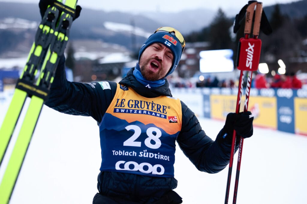Perttu Hyvarinen (FIN) - FIS world cup cross-country, tour de ski, 10km, Toblach (ITA).