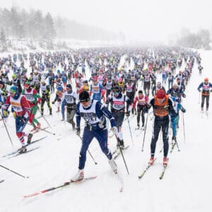 Vasaloppet den 1 mars 2020 i Sälen.