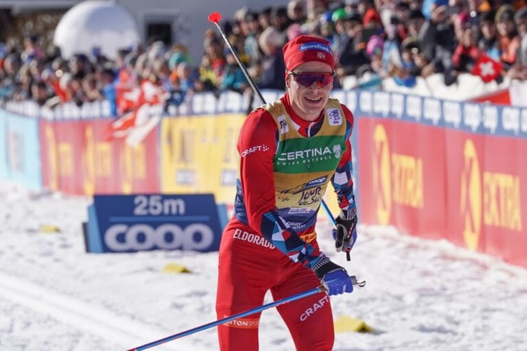 Stillingen i Tour de Ski