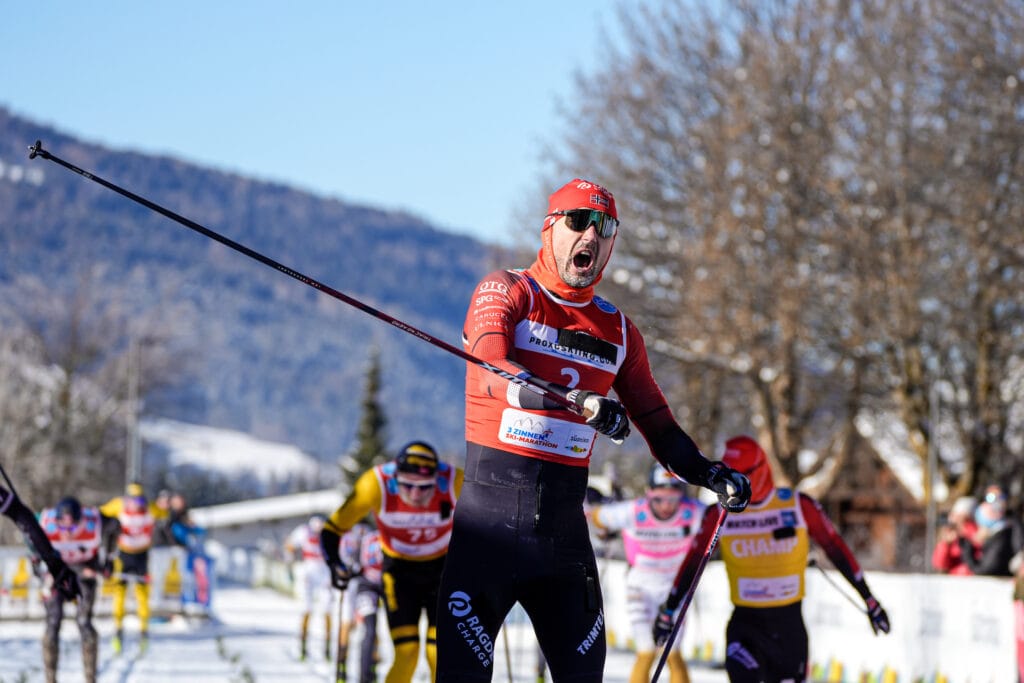 Andreas Nygaard (NOR) - Ski Classics 3 Zinnen Ski Marathon - Sexten (ITA).