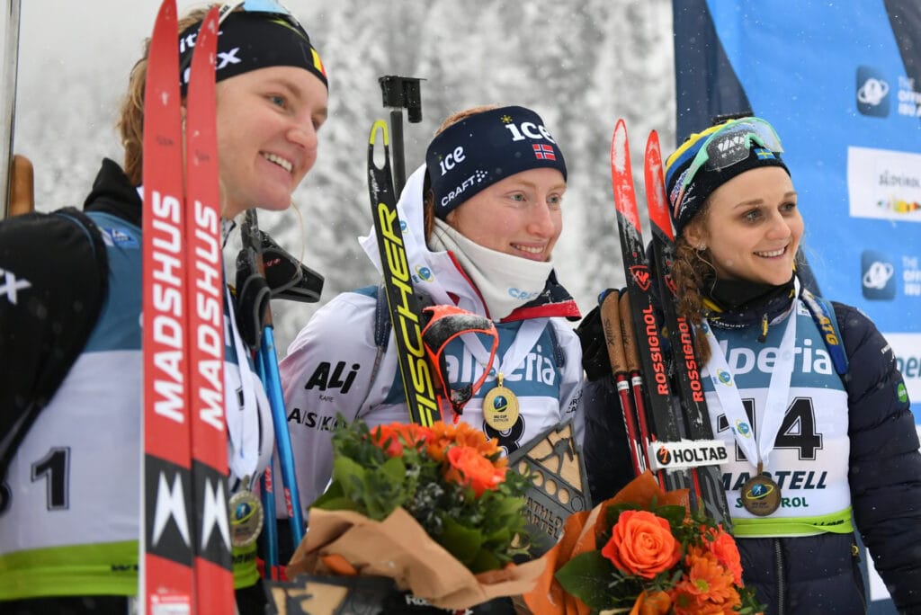 Cloetens - Kirkeeide -Nilsson - sprint IBU-Cup Val Martell 2024
