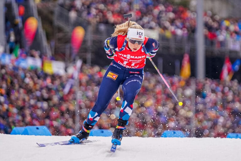 Ingrid Landmark Tandrevold (NOR) - IBU World Cup Biathlon, pursuit women, Oberhof (GER).