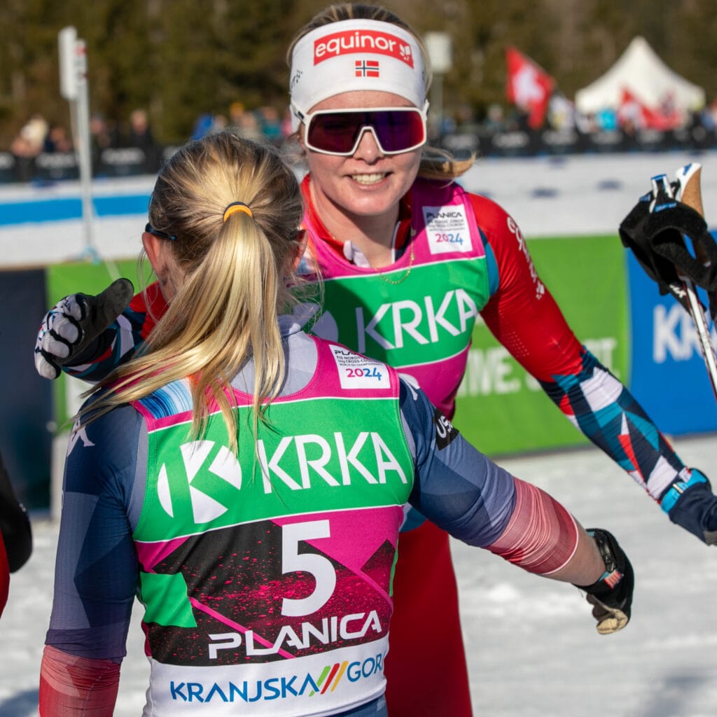 Helene Eikrheim Haugen under junior-VM I Planica.