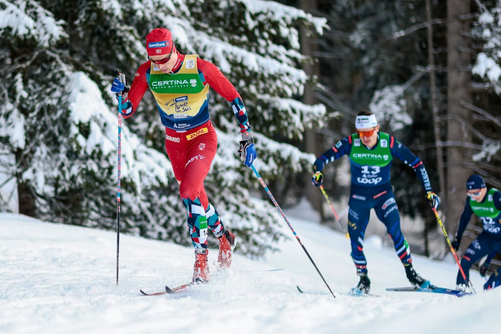 Harald Østberg Amundsen (NOR) - FIS world cup cross-country, tour de ski, pursuit, Davos (SUI). 