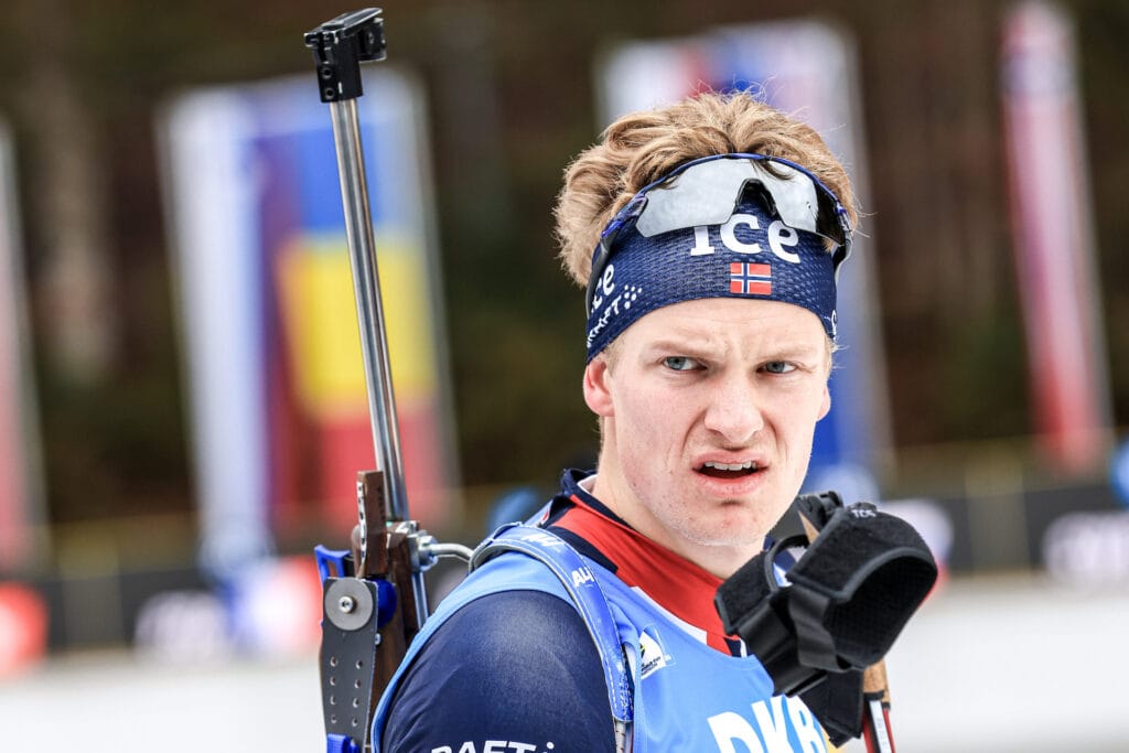 Filip Fjeld Andersen (NOR) - IBU World Cup Biathlon, mass men, Ruhpolding (GER).