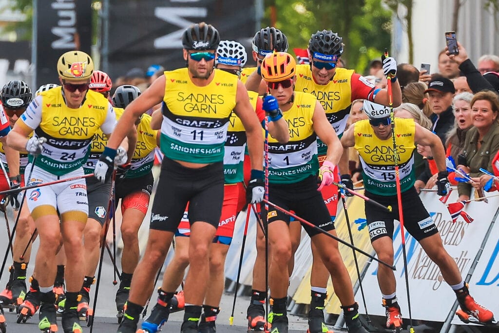 Petter Northug (NOR), Johannes Hoesflot Klaebo (NOR), Sivert Wiig (NOR), (l-r) - BLINK23 Festival Cross-Country - Sandnes (NOR).
