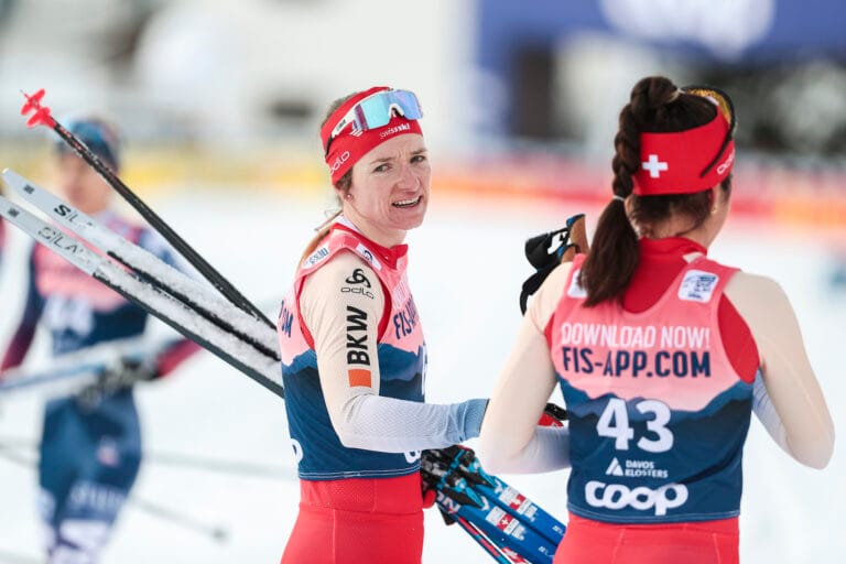 Nadine Fähndrich (SUI) - Tour de ski, pursuit, Davos 2024