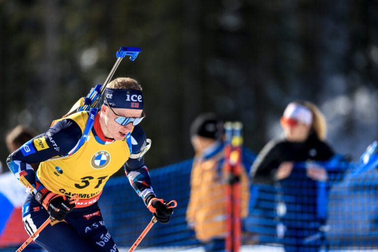 Johannes Thingnes Bø med sesongens første sprintseier