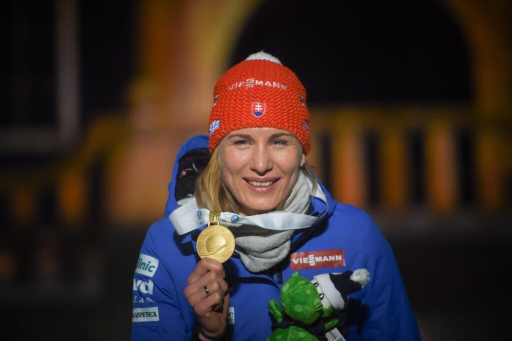 Anastasiya Kuzmina (SVK) - IBU world championships biathlon, medals, Oestersund 2019