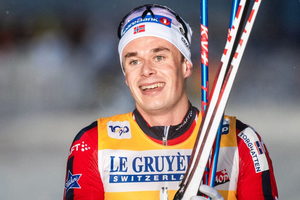 Harald Østberg Amundsen of Norway after competing in the men's 10km classic interval start during the FIS Cross-Country World Cup on November 29, 2024 in Ruka. Kalle Parkkinen / BILDBYRÅN