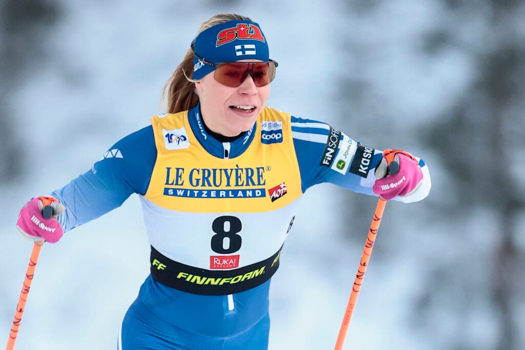 Jasmi Joensuu (FIN) - FIS world cup cross-country, individual sprint, Ruka (FIN).