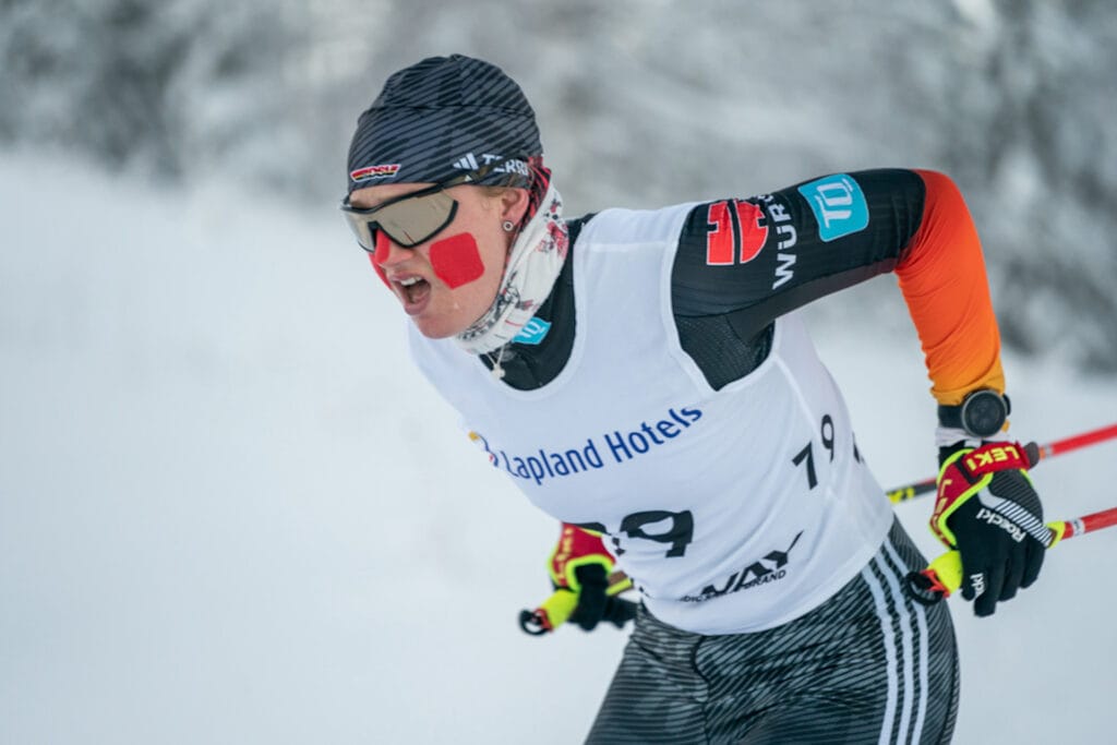 Muonio Fis-kilpailut naiset 10km Victoria Carl 2023
