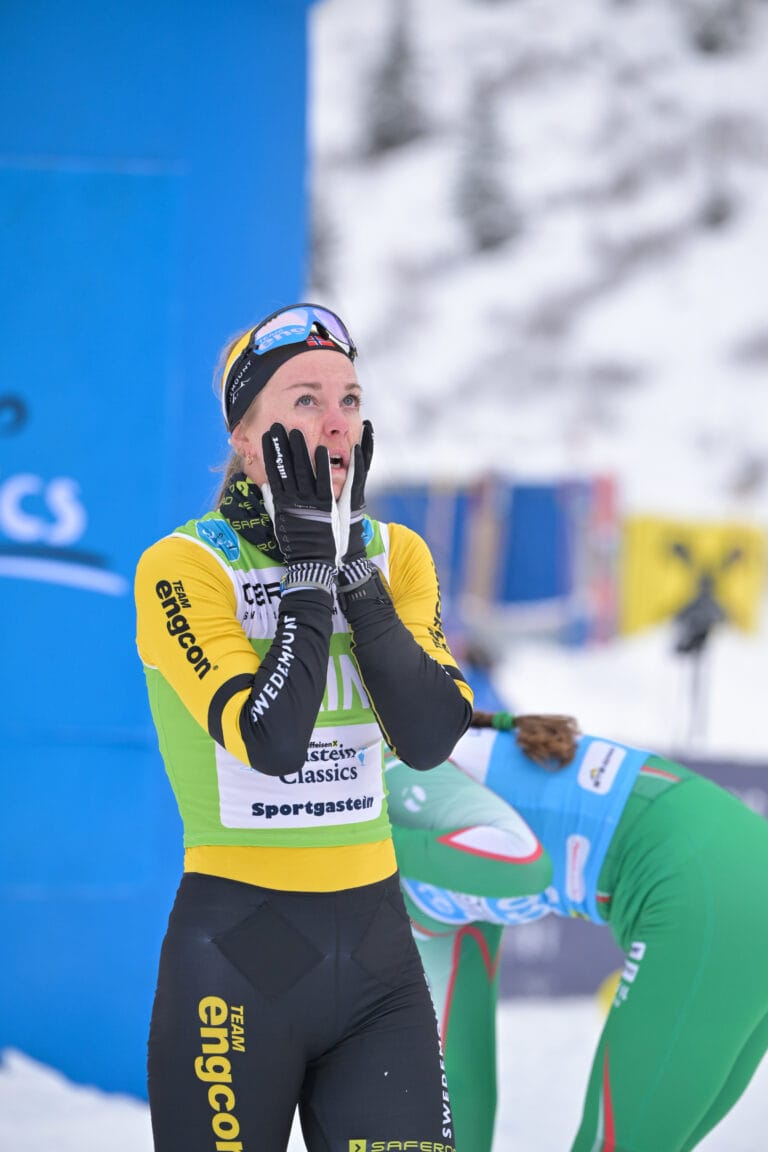 Knust kneskål juni, seier i Ski Classics i desember
