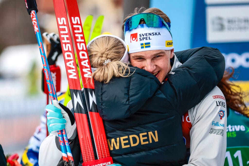 Edvin Anger (SWE) - FIS world cup cross-country, relay, Toblach (ITA). 