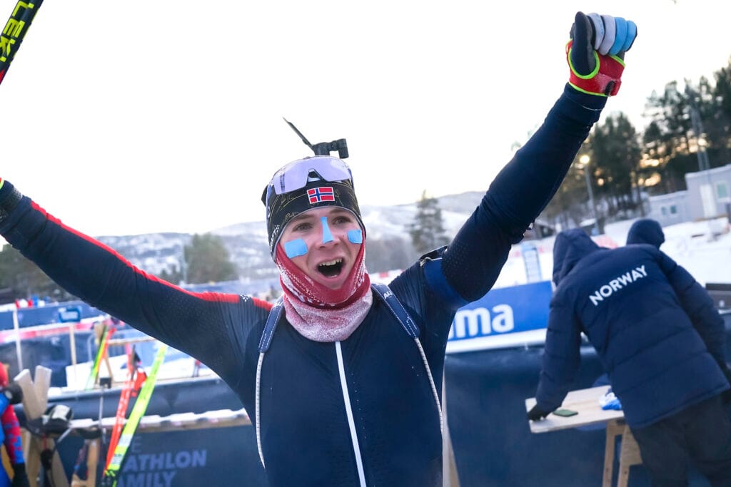Isak Frey (NOR) - IBU Cup Biathlon, individual men, Geilo (NOR). 