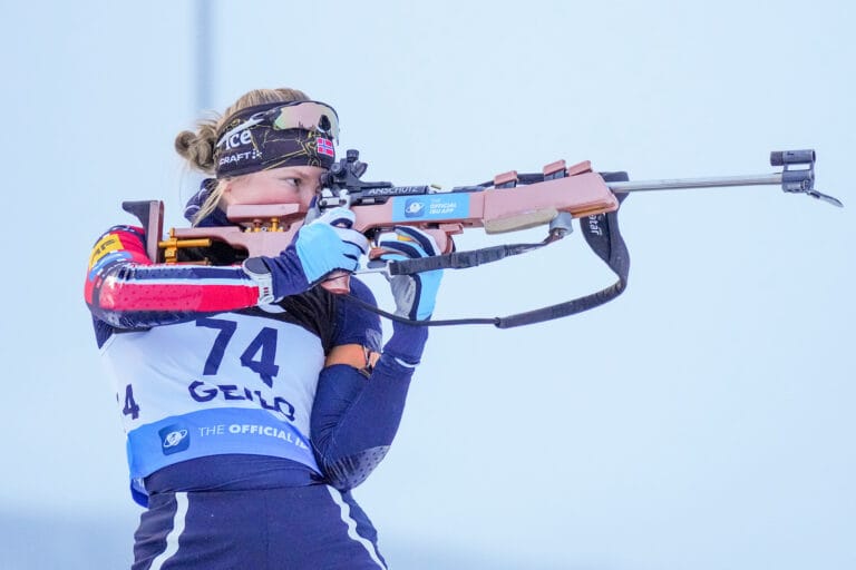 Marit Øygard (NOR) - IBU Cup Biathlon, sprint women, Geilo (NOR).