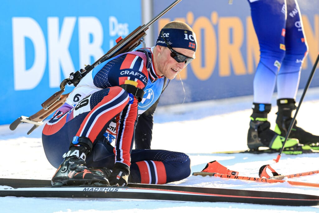 Endre Strømsheim (NOR) - IBU World Cup Biathlon, sprint men, Hochfilzen (AUT).