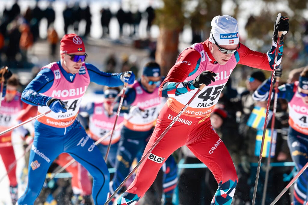 Gjoeran Tefre (NOR) - FIS world cup cross-country, mass, Falun (SWE). 