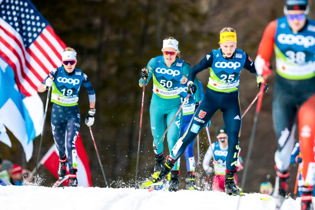 Ellen Soehol Lie (AUS) - FIS nordic world ski championships cross-country, skiathlon women, Planica (SLO). www.nordicfocus.com.