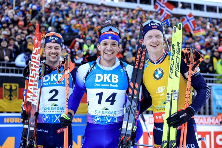 Tilbake på pallen dagen derpå