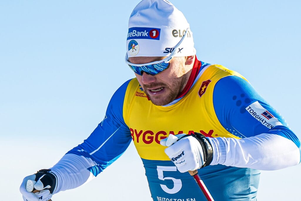 Håvard Solås Taugbøl of Norway during the men’s cross-country skiing sprint qualification during Beitosprinten 2024 on November 22, 2024 in Beitostølen.