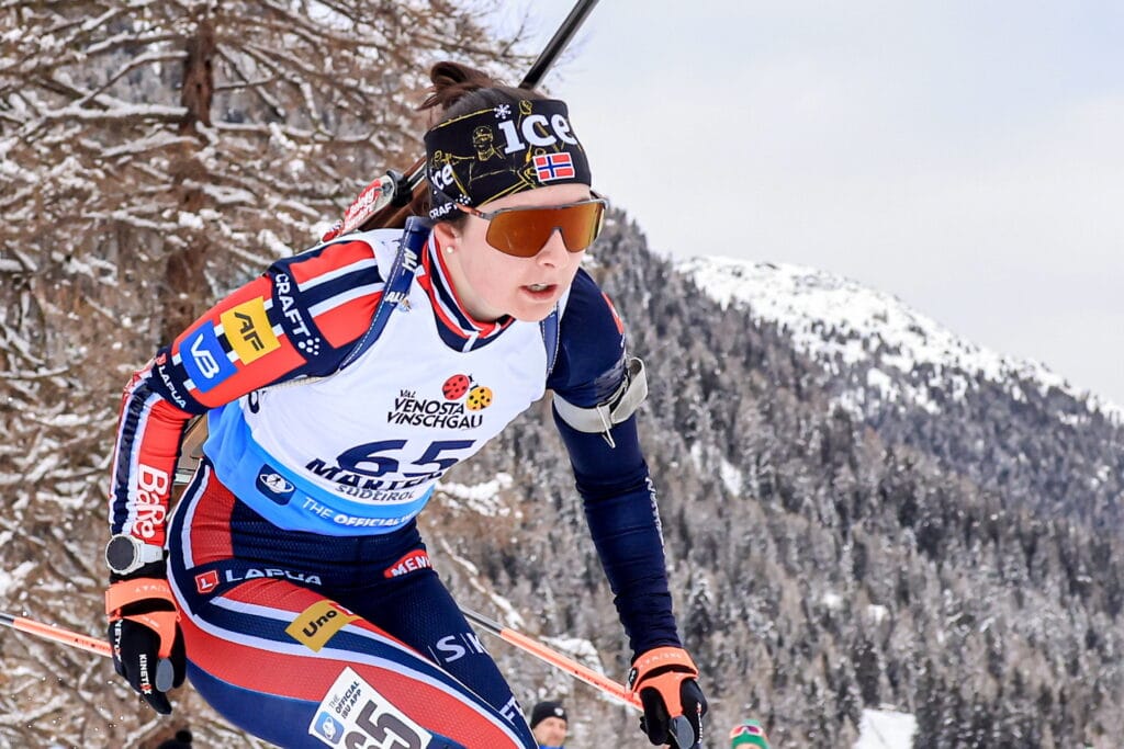 Marthe Kråkstad Johansen (NOR) - IBU Open European Championships Biathlon, sprint women, Martell (ITA).