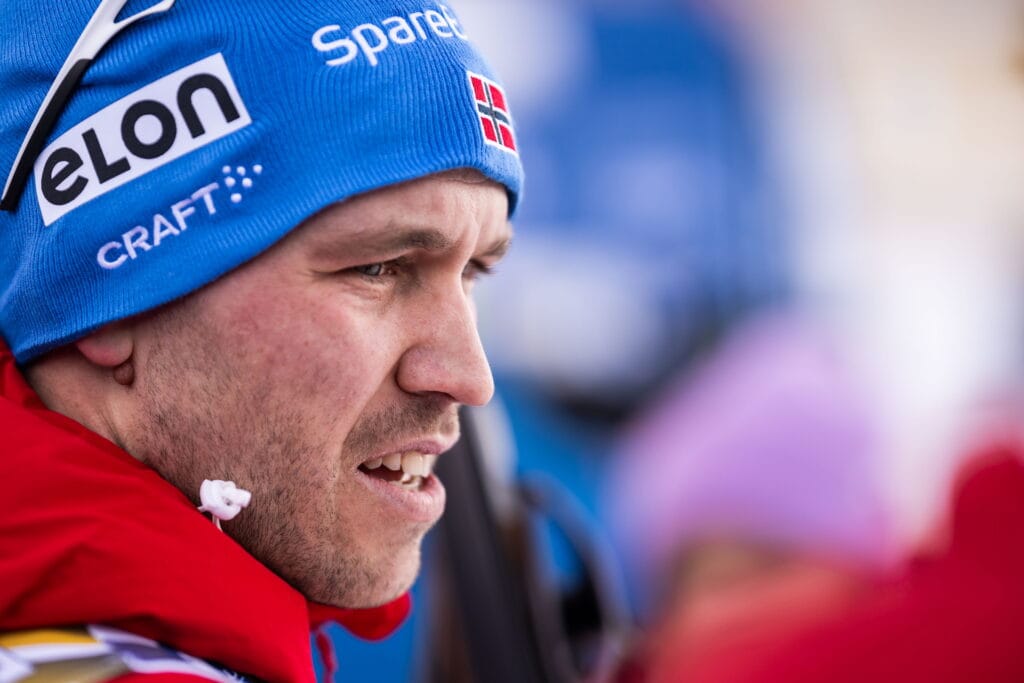 Pål Golberg of Norway after competing in the men's 10 km interval start free technique during the FIS Cross-Country World Cup on January 17, 2025 in Les Rousses.