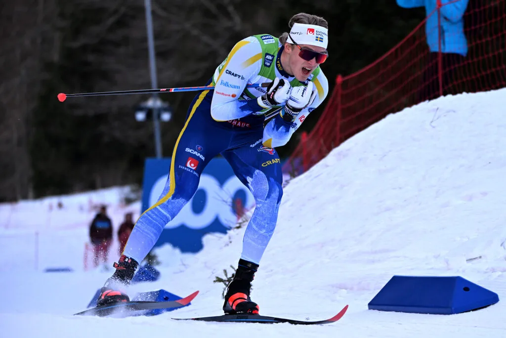EDVIN ANGER er svenskene store håp i herrenes sprint. Foto: ROLF ZETTERBERG/kekstock.com