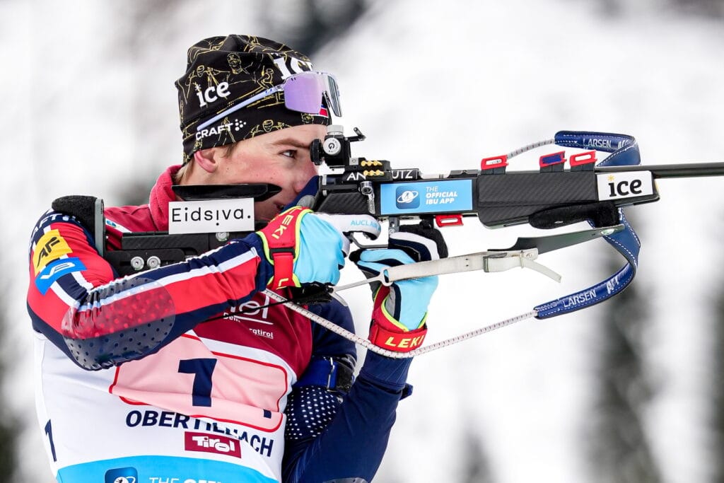 Isak Frey (NOR) - IBU Cup Biathlon, single mixed relay, Obertilliach (AUT).