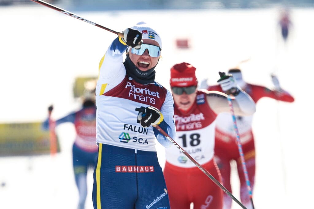 Linn Svahn (SWE) - FIS world cup cross-country, individual sprint, Falun (SWE).
